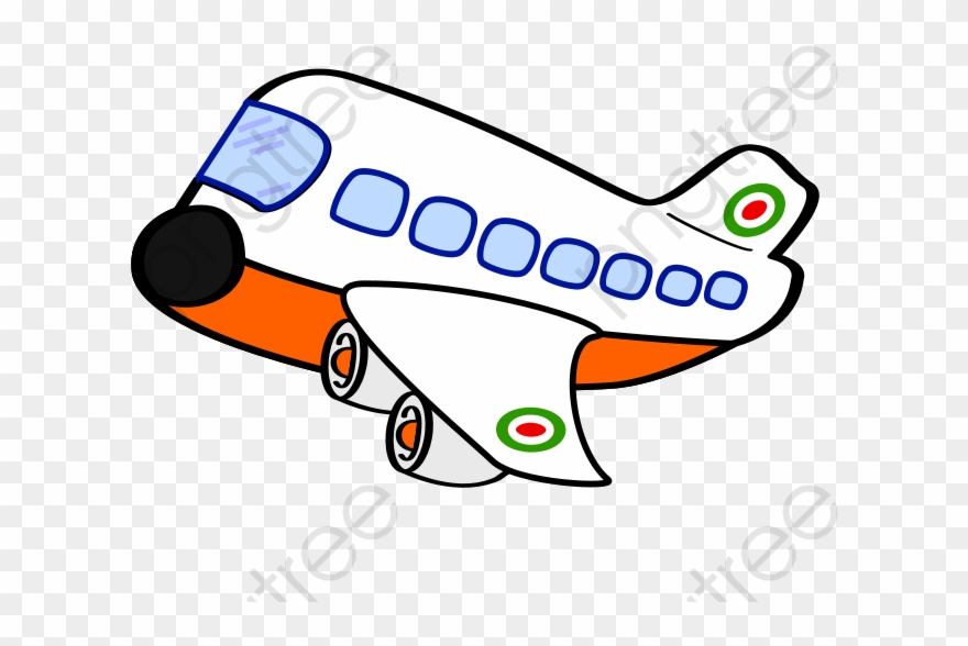 Paper Airplane Clipart Small - Airplane Clipart Black And White Png Transparent Png