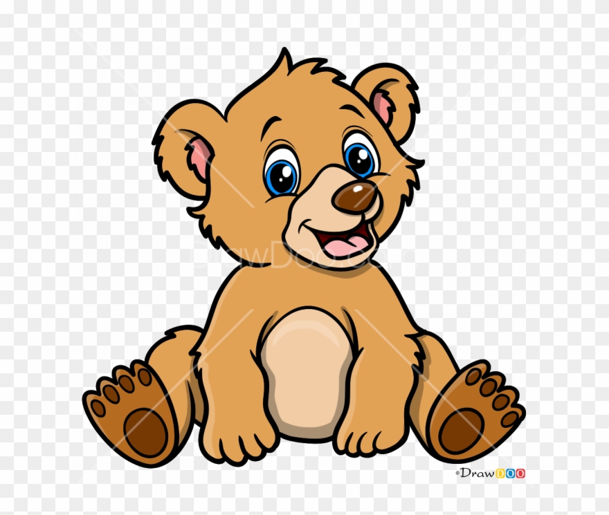 Animal Baby - Draw A Baby Bear Clipart