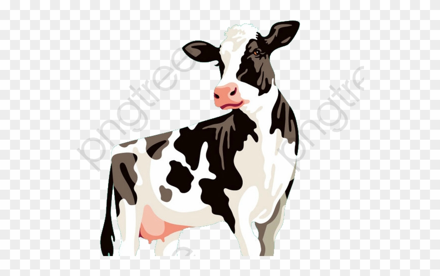 Cows Cow Painted Illustration - Turner Dairy Clipart