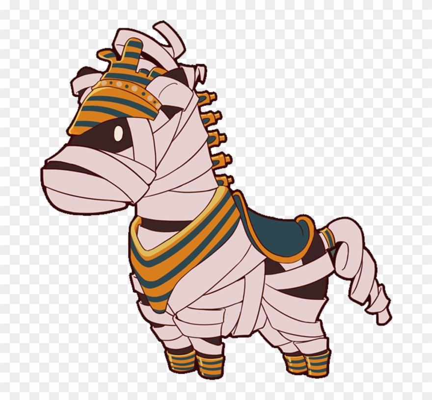 Mummy Horse - Cartoon Clipart
