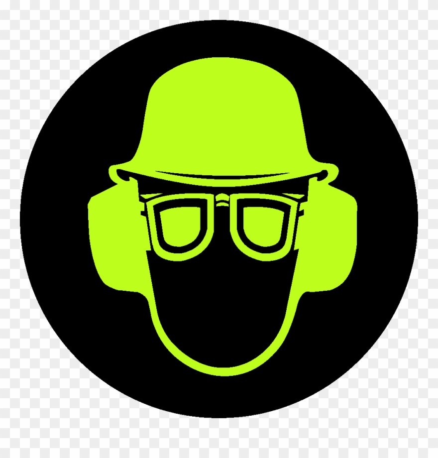 Safety Signs Goggles And Helmet Clipart