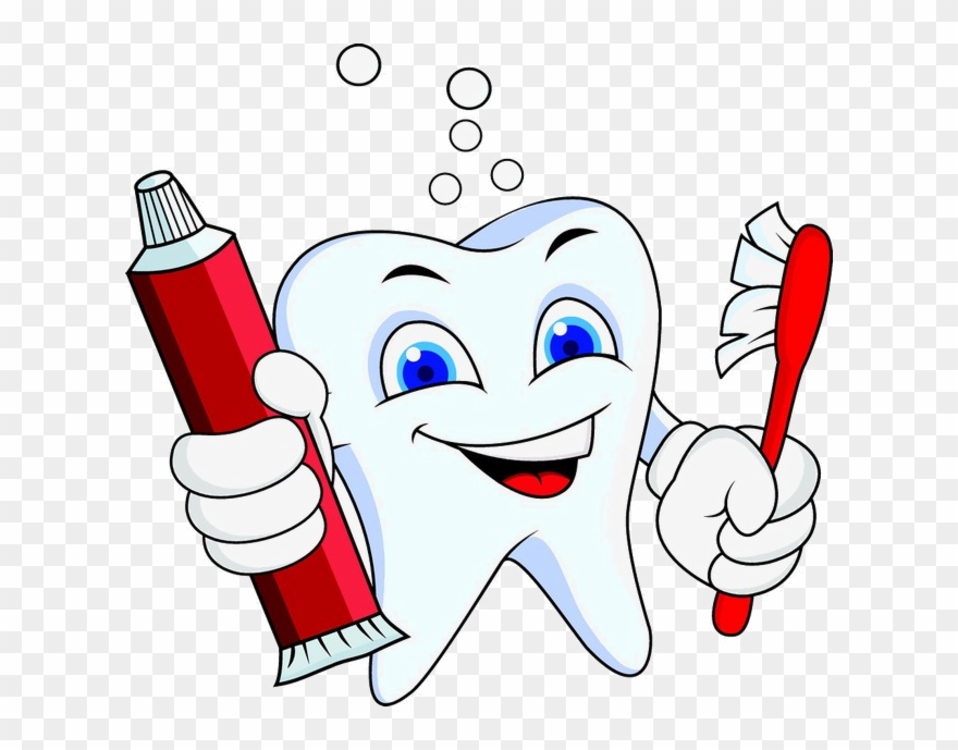 Brush Teeth X Cartoon Tooth Toothpaste Toothbrush Transparent - Oh I Wish I D Looked After Me Teeth Clipart