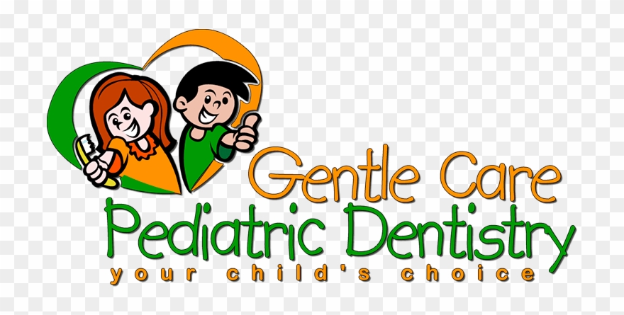 Gentle Care Pediatric Dentistry Logo, Dental Office - Cartoon Clipart
