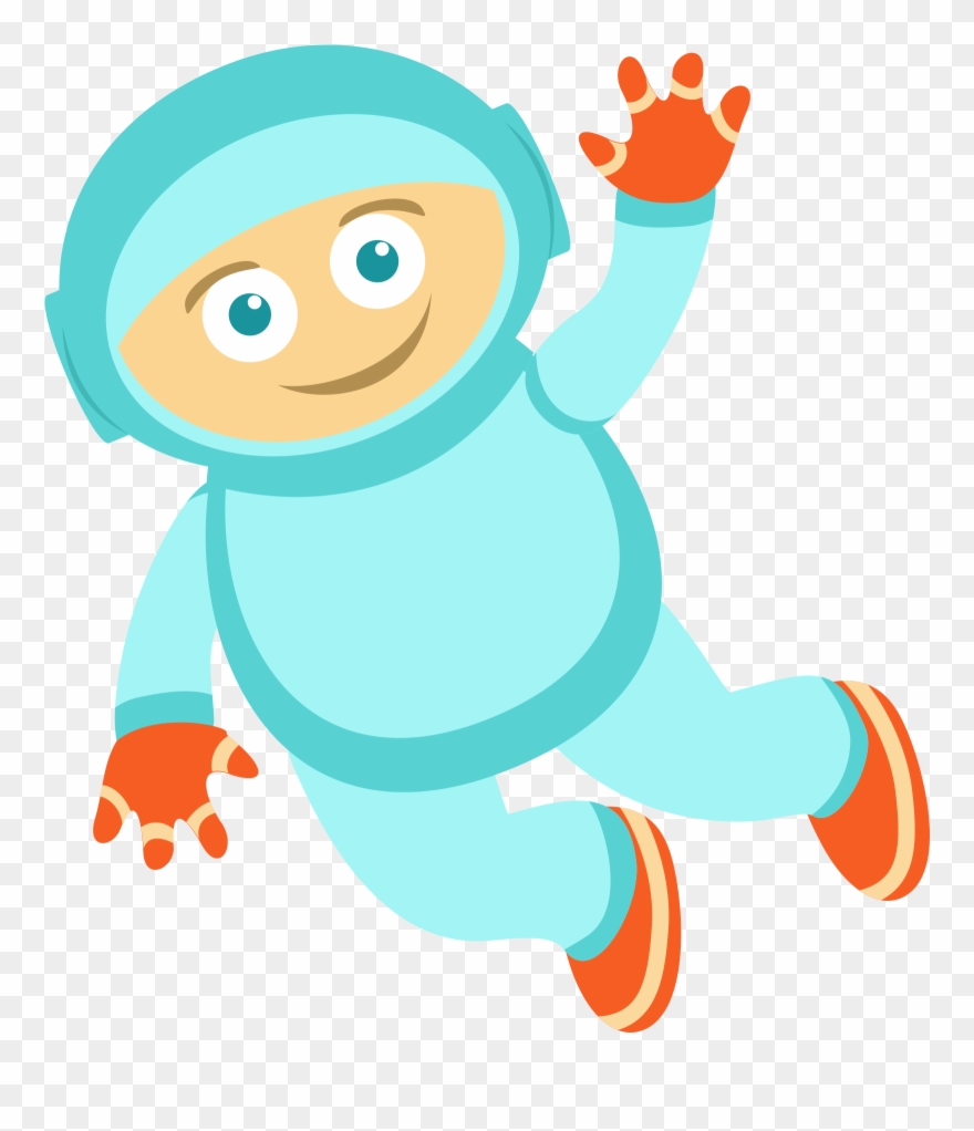 Cartoon Astronaut Png - Out Of Space Clipart Transparent Png