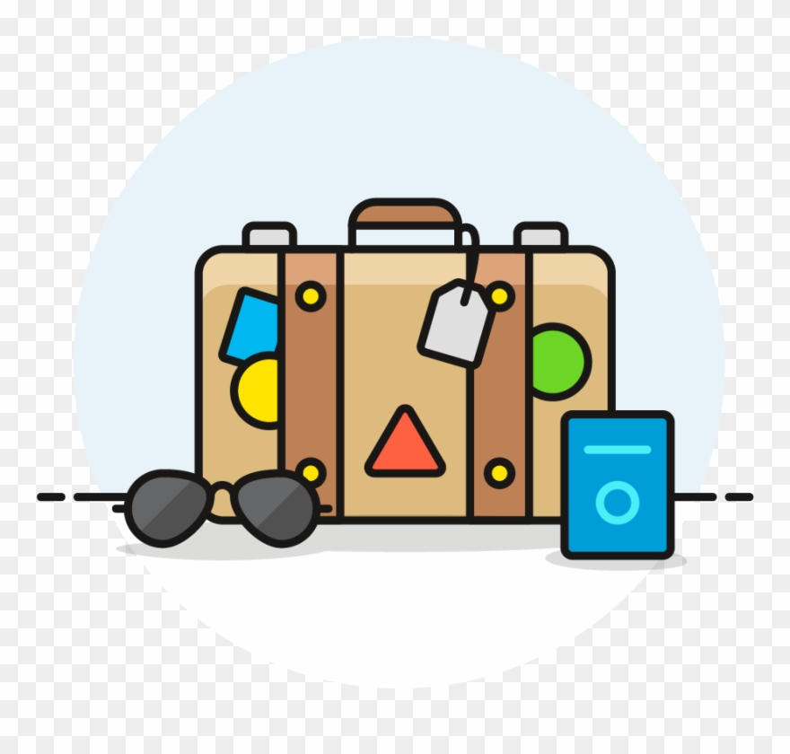 16 Travel Case Clipart