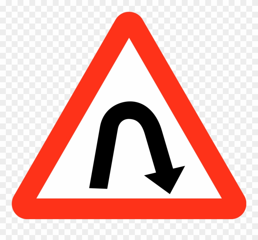 Bangladesh Road Sign B11 R - Landslide Prone Area Sign Clipart