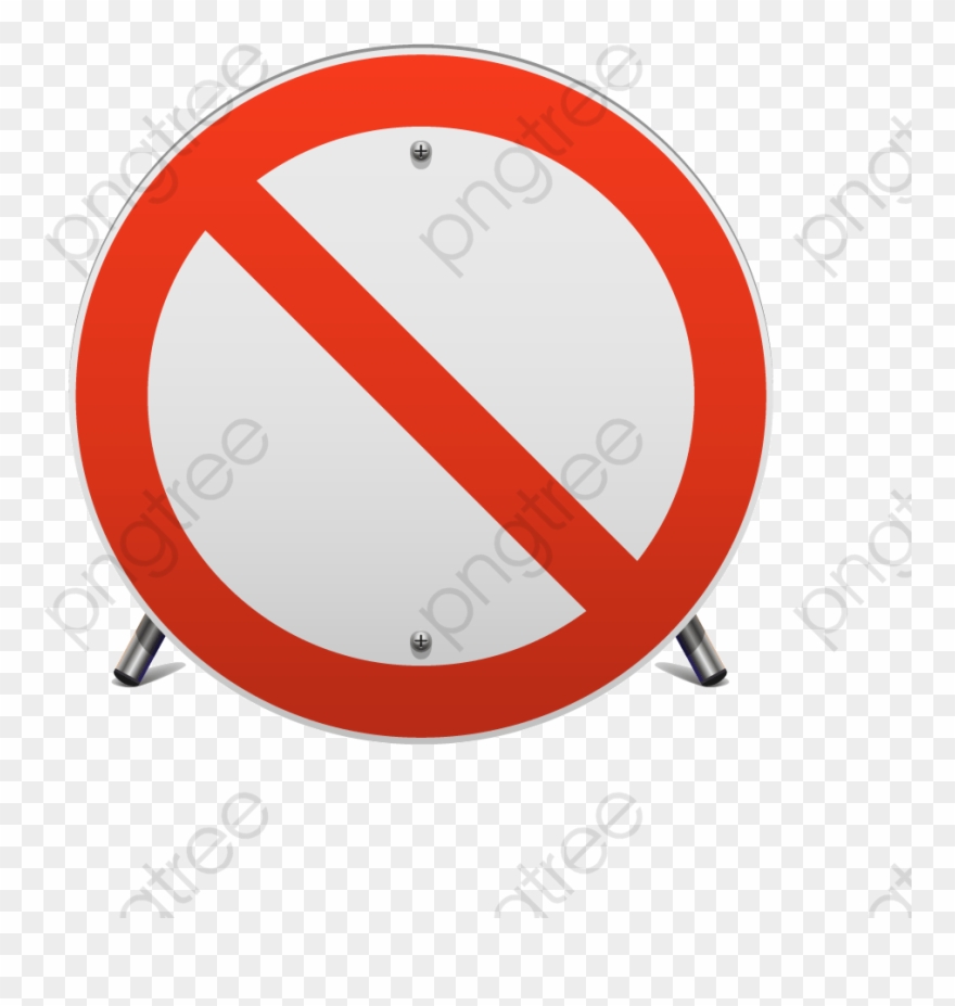 Stop Sign Png Circle - Circle Clipart