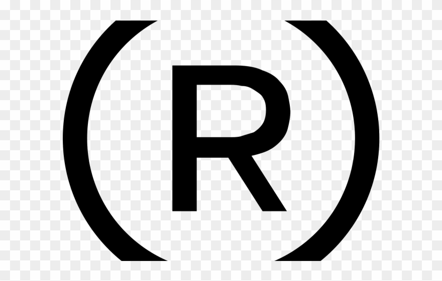 Registered Trademark Vector - Circle Clipart