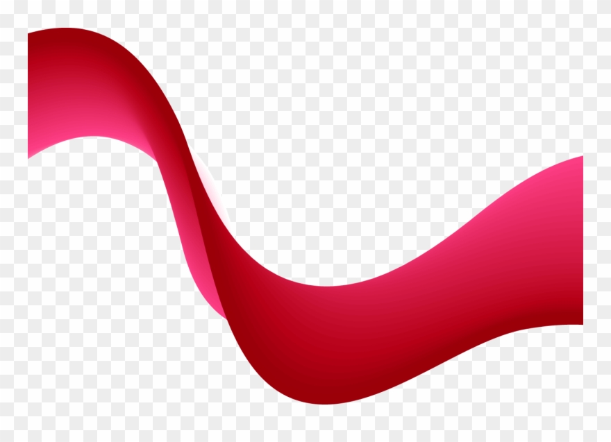 Wave Png Red - Red Waves Design Png Clipart