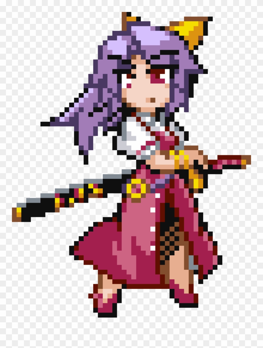 Drawn Pixel Art Robot - より ひめ 東方 人形 劇 Clipart