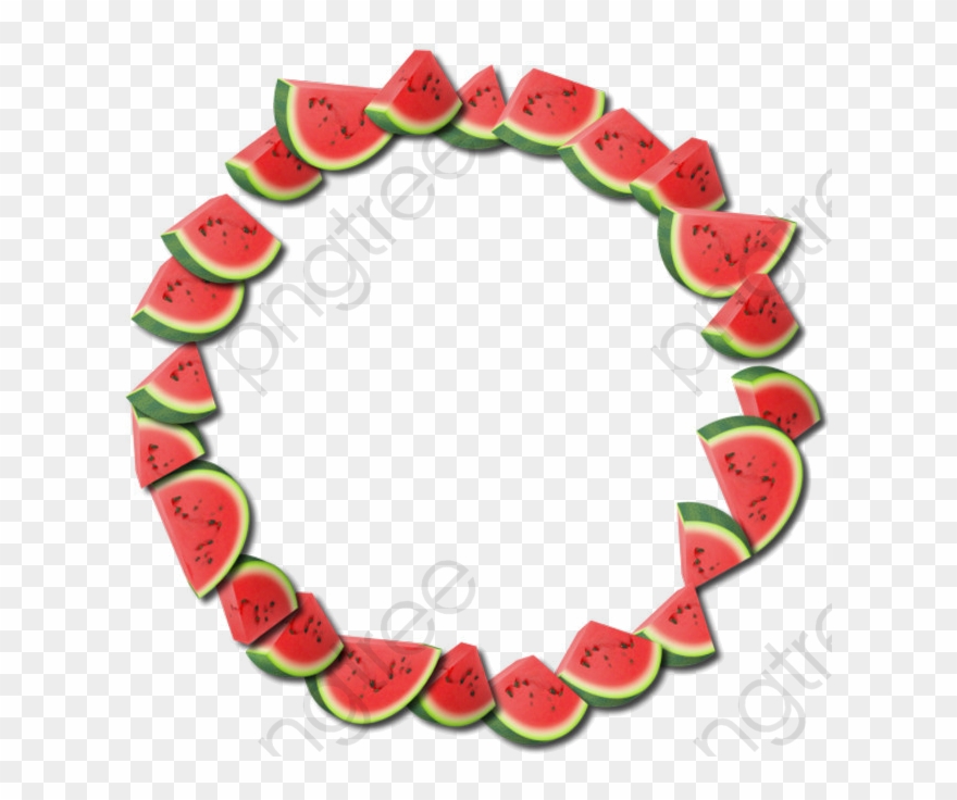 Watermelon Wreath - Molduras Para Clipart