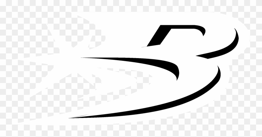 Bakersfield Blitz Logo Black And White - Crescent Clipart