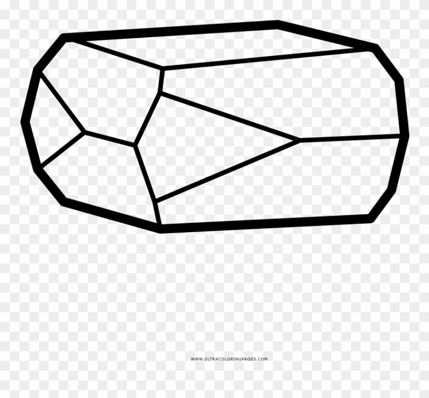 Kristall Ausmalbilder - Sketch Clipart