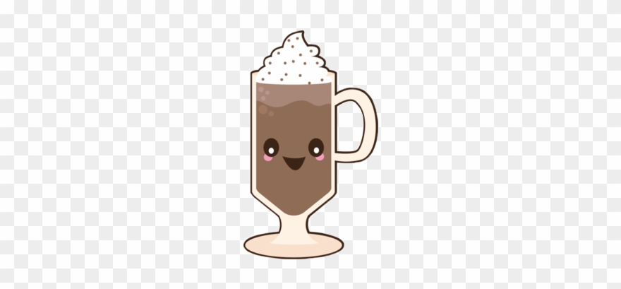 Kawaii Chocolate Milkshake Clipart