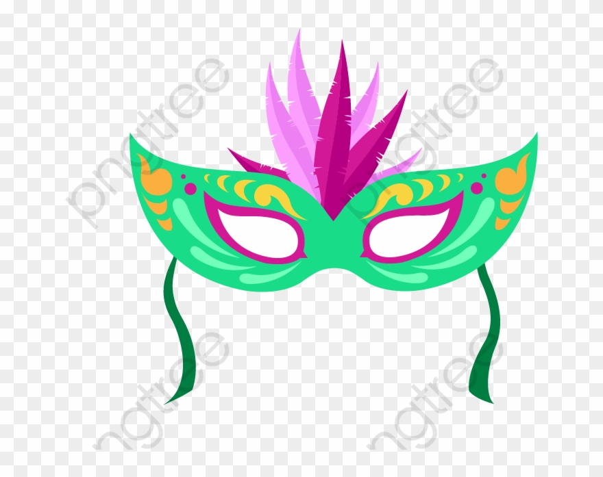 Carnival Clipart Vector - Mascara De Carnaval Png Transparent Png