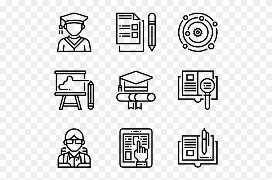 Education - Bed Icon Top View Clipart