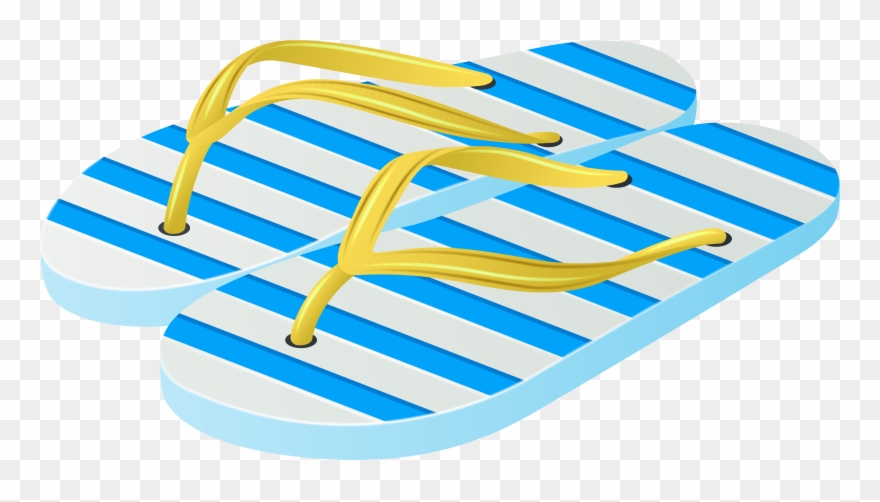 View Full Size - Beach Flip Flops Flip Clipart - Png Download