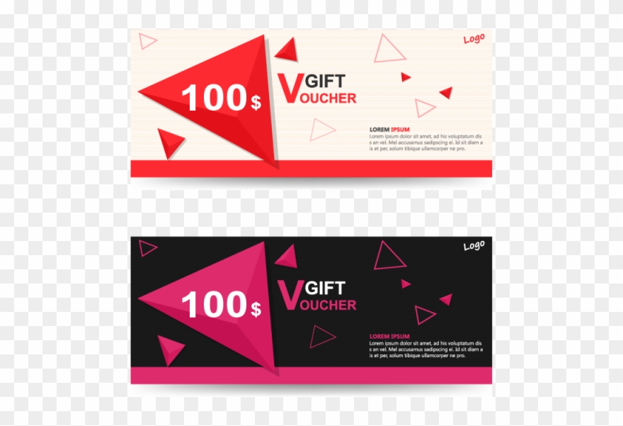 Colorful Gift Voucher - Free Voucher Design Template Clipart
