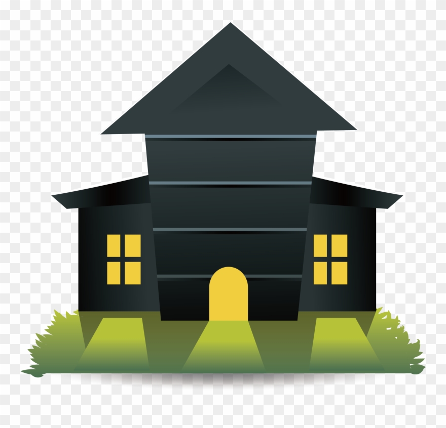 Halloween House Png - House Clipart