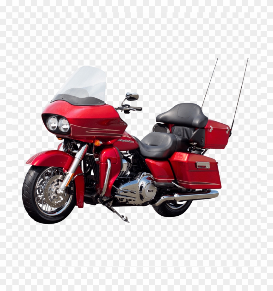 Download Harley Davidson Red Motorcycle Bike Png Images - 2013 Road Glide Ultra Clipart