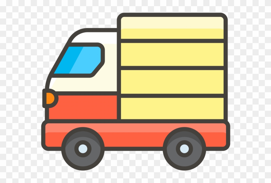 Delivery Truck Emoji Icon Clipart