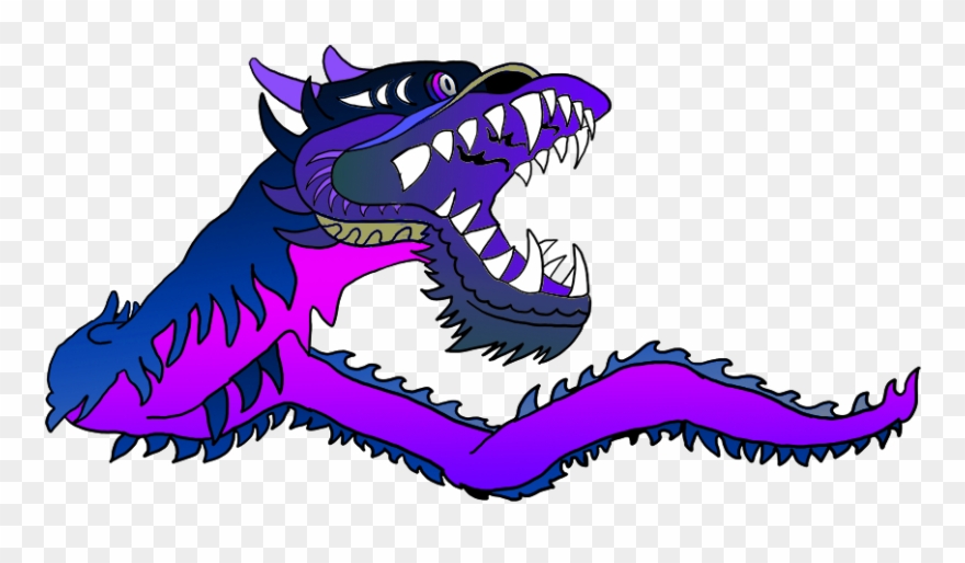 Green Chinese Dragon, Purple Chinese Dragon - Chinese Dragon Gif Png Clipart