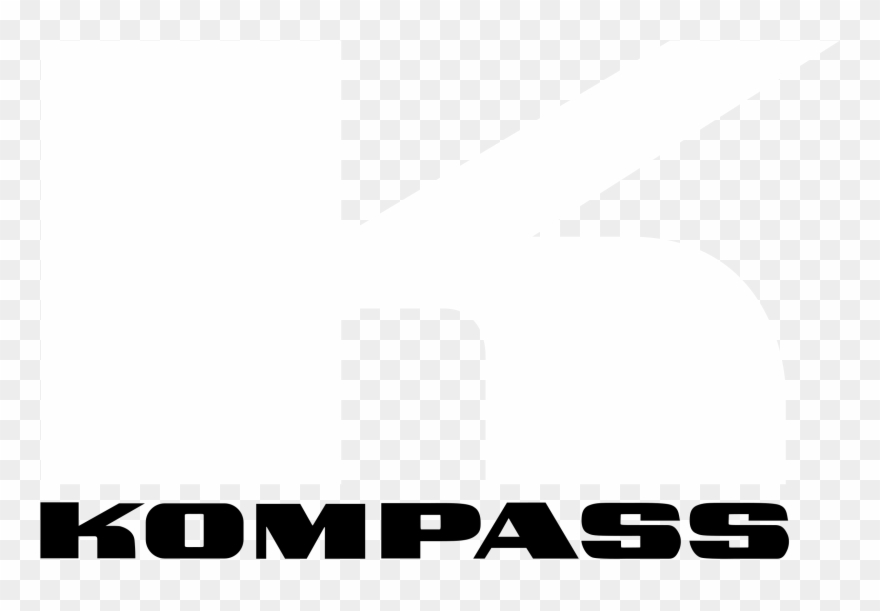 Kompass Logo Black And White - Myget Clipart