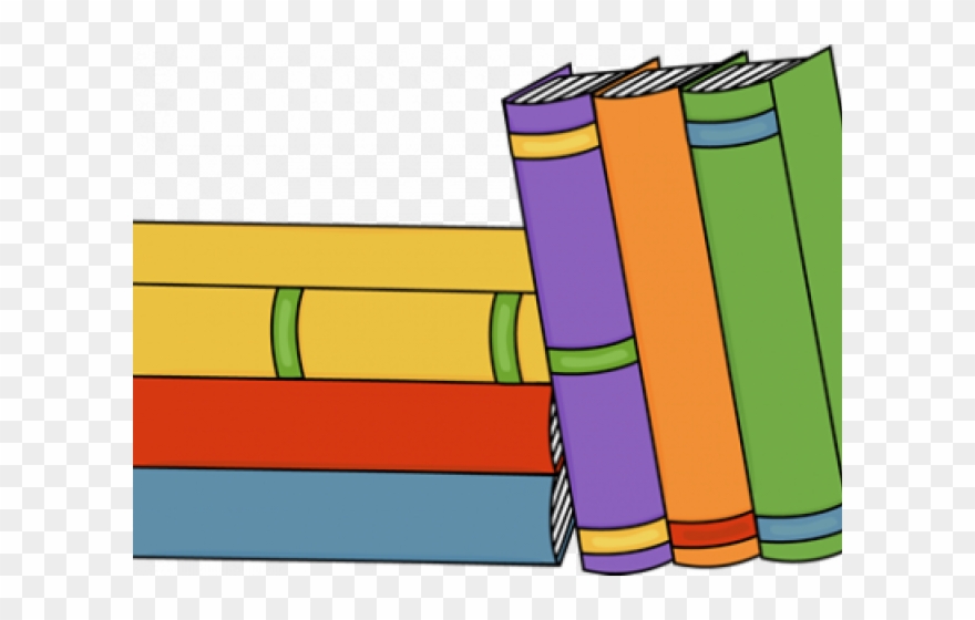Library Books Clipart - Transparent Books Clipart - Png Download
