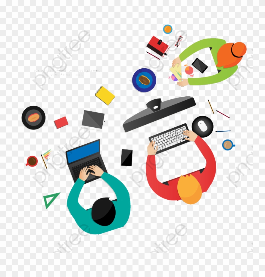 Business Teamwork Illustration Picture, Business Clipart, - We Are Hiring Vector - Png Download