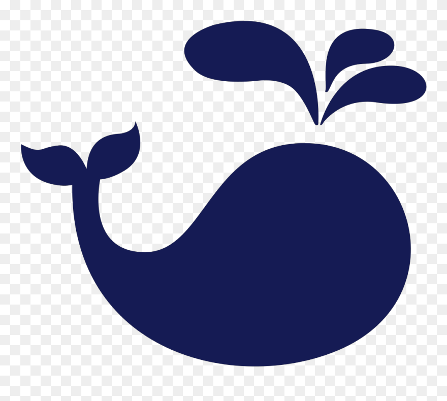 Whale Clipart - Silhouette Whale Clipart - Png Download