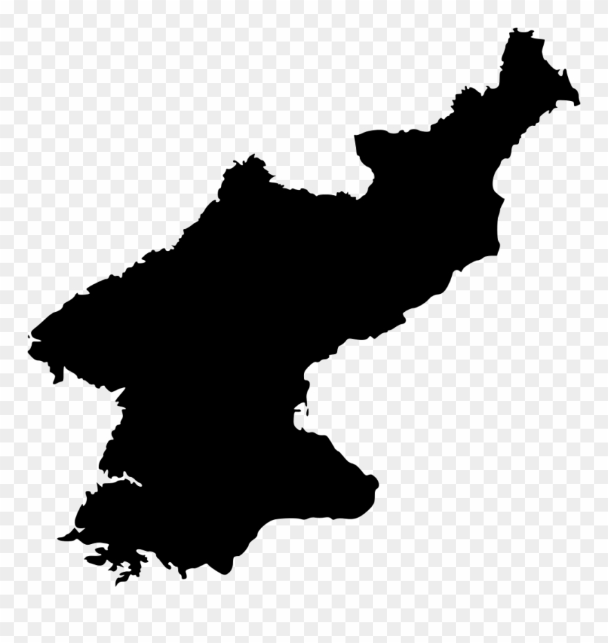 North Korea Png - Capital City Of North Korea Map Clipart