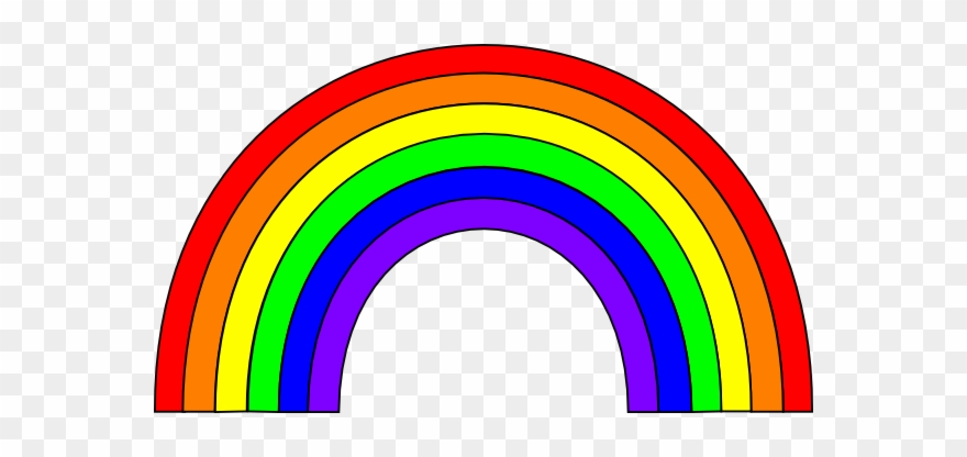 Color Clipart Rainbow Download - Rainbow Clipart - Png Download