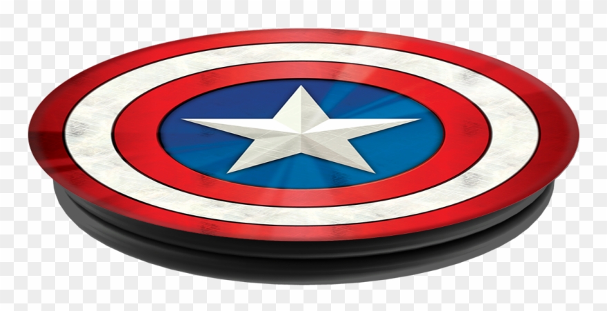 Captain America Shield Icon - Popsocket Captain America Shield Icon Clipart