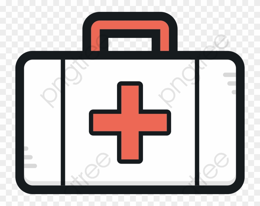 Cartoon First Aid Kit Kit Clipart - Cartoon First Aid Box - Png Download