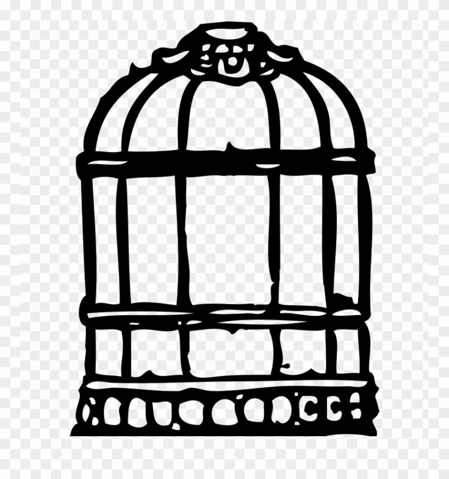 Download Cage Bird Clipart Png Photo - Bird In Cage Clipart Png Transparent Png