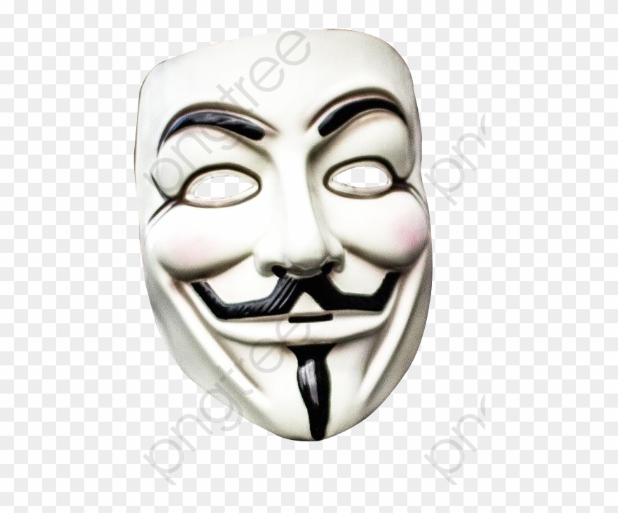 Face Mask Clipart - Anonymous Mask Png Transparent Png