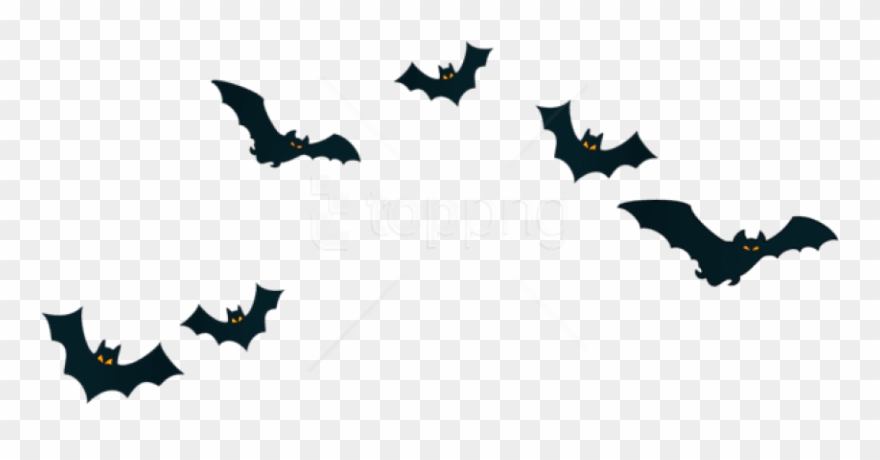 Haunted House Clipart Bat - Transparent Halloween Png