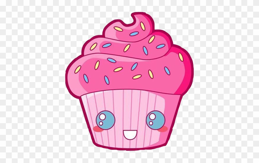 #kawaii #cute #cupcake #pink#freetoedit - Kawaii Cupcake Clipart