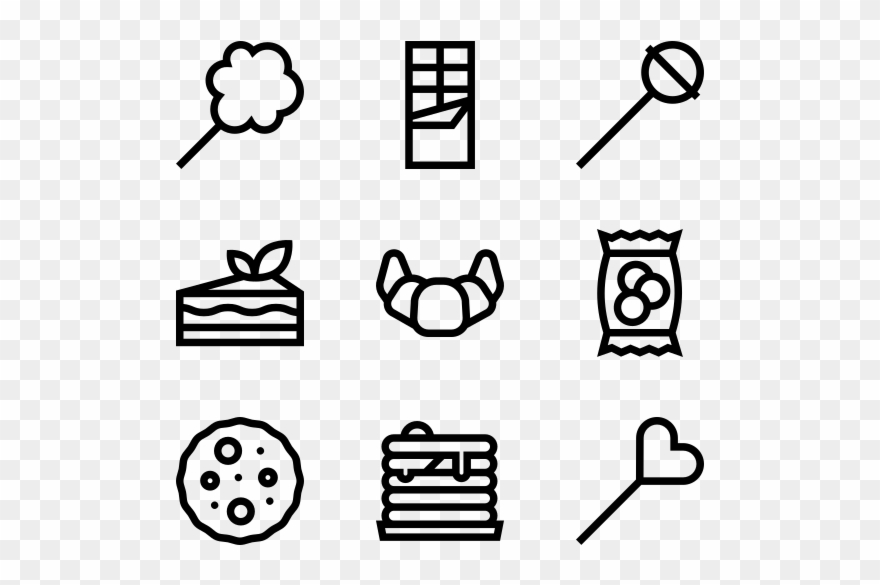 Dessert Candies Clipart