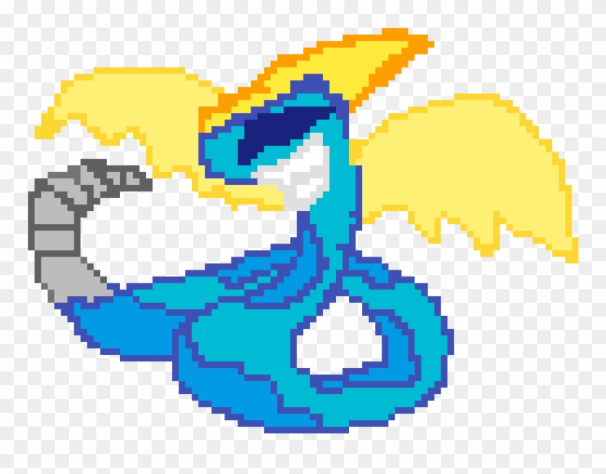 Sky Serpent Front Clipart