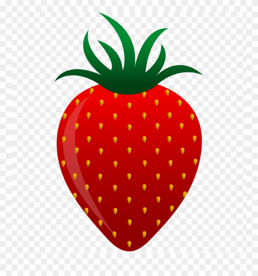 Download Strawberry Clipart Png Photo - Single Fruits And Vegetables Clipart Transparent Png