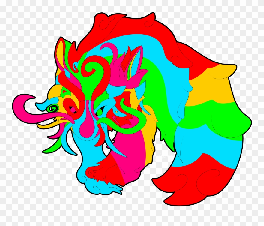 Drawn Red Panda Colorful Clipart