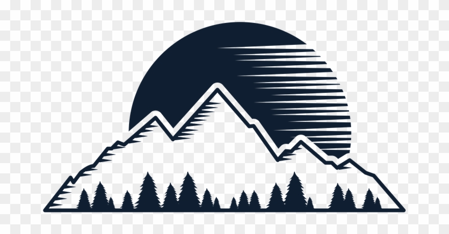 Berg, Wanderung, Wandern, Im Freien, Natur, Landschaft - Illustration Clipart