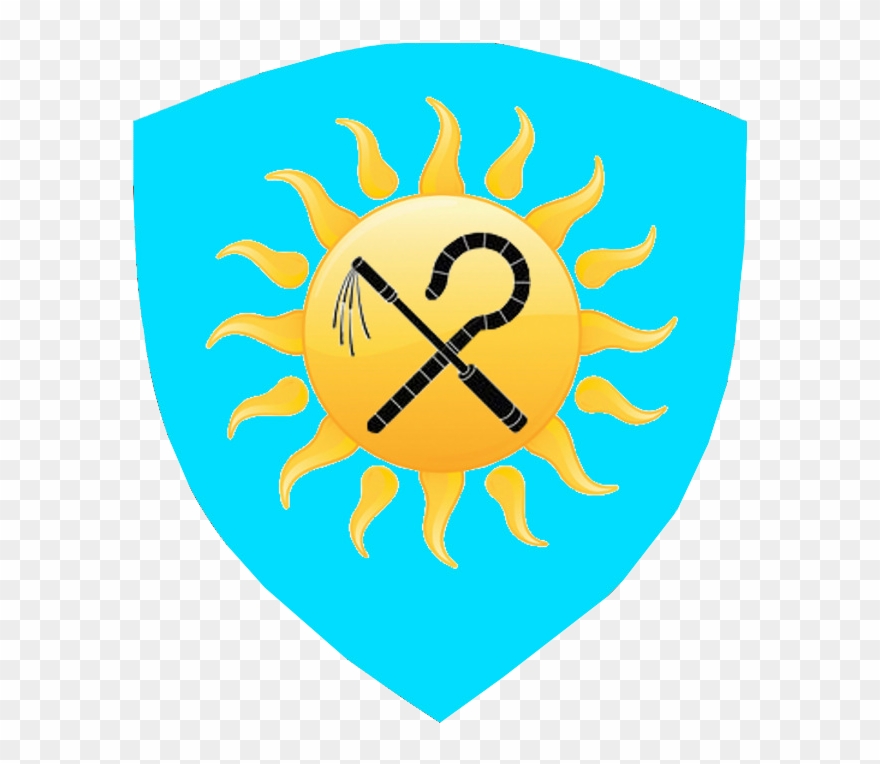 Herb Misaraty - Crook And Flail Vector Clipart