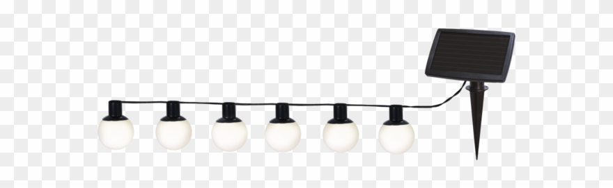 Solar Light Chain Globus - Shelf Clipart
