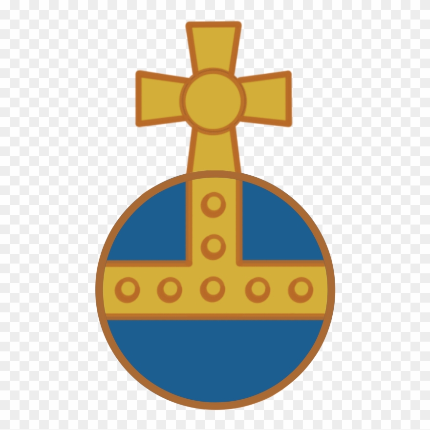 He Reigneth - Cross Clipart