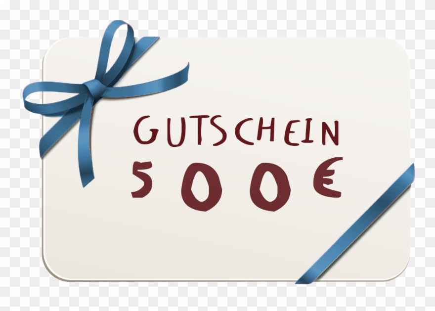 500 Euro Gift Card - Calligraphy Clipart