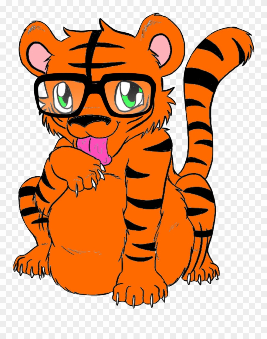 Tiger Cub Vore With Glasses Burned By Boltdog10 - Tiger Cub Vore Clipart
