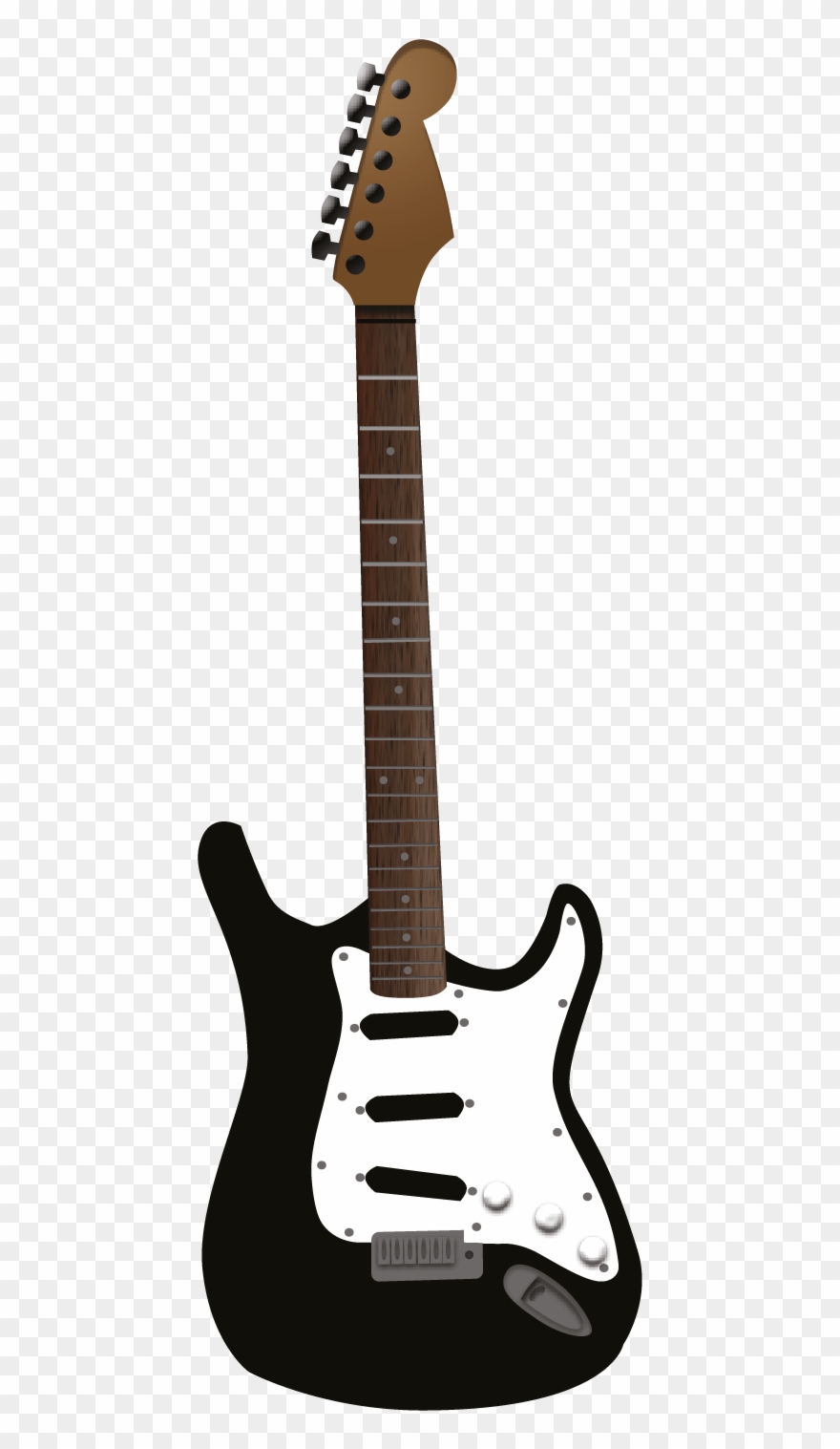 Guitar Png Images Png - Yamaha Pacifica 012 Black Clipart