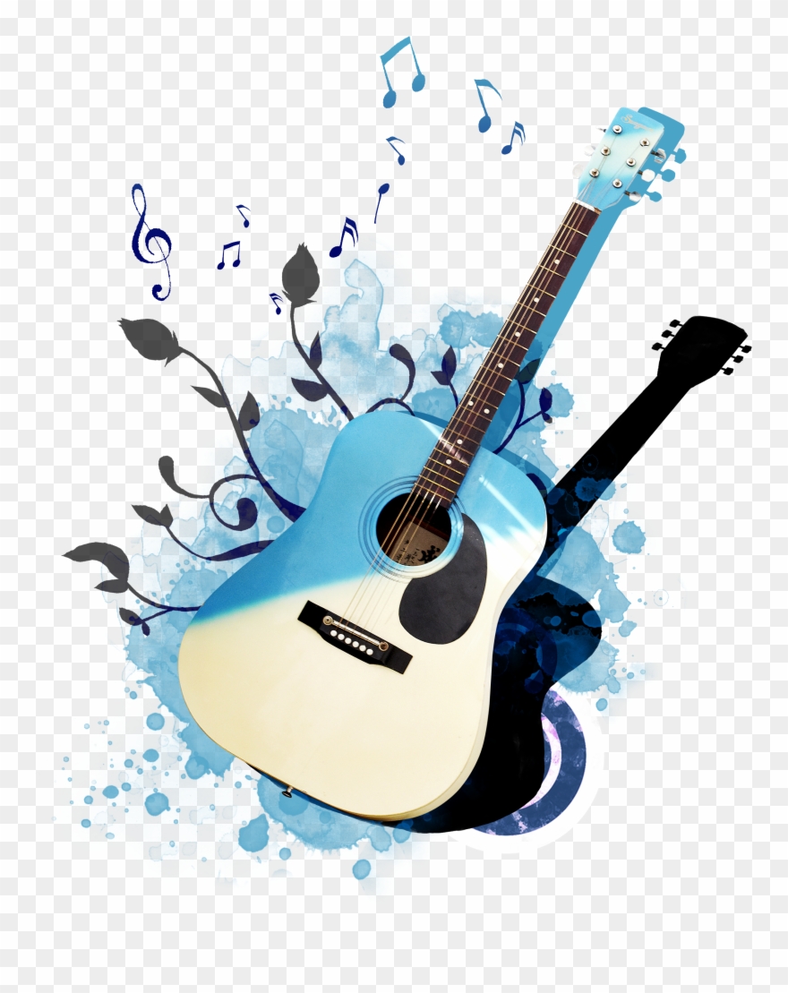 Guitar Poster Psd Png Download Free Clipart - Plano De Fundo Violão Transparent Png